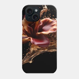 Fluid Blossom Art 3D Digital Art Phone Case