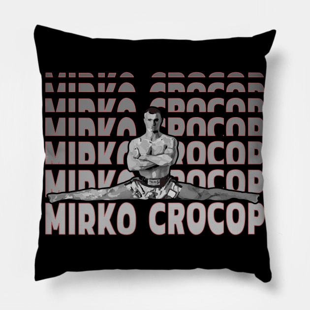 Mirko Crocop Pillow by FightIsRight