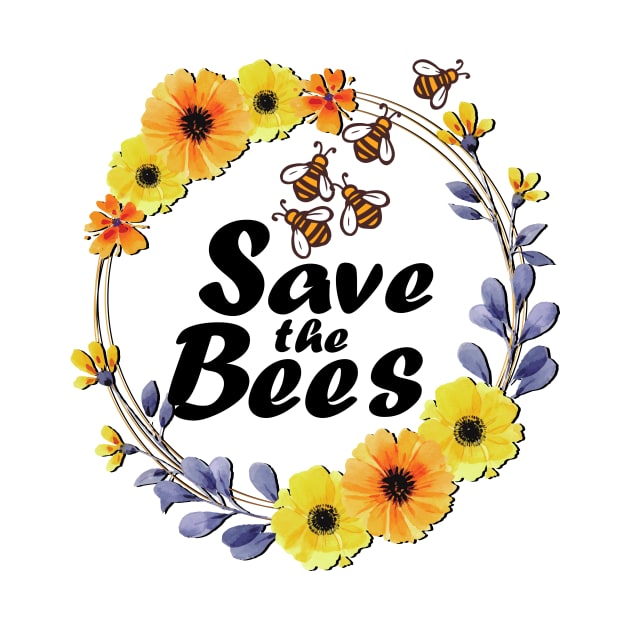 Save The Bees Project Nature Earth Global Warming by DMRStudio