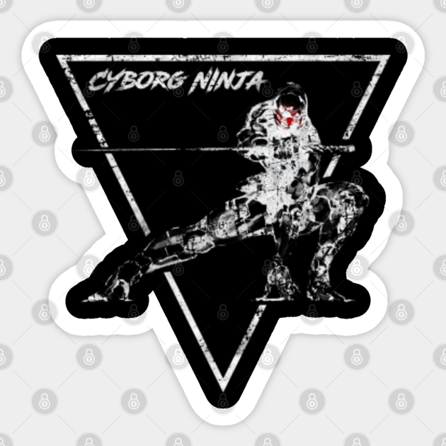 Cyborg Ninja Vintage Emblem - Metal Gear - Sticker