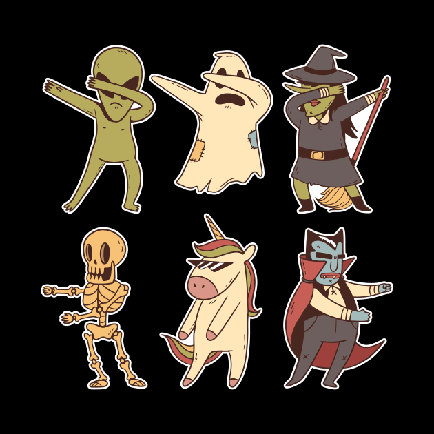 Dabbing Halloween by LAPublicTees