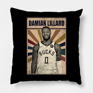 Milwaukee Bucks Damian Lillard Pillow