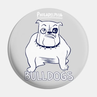 Defunct Philadelphia Bulldogs Football Pin