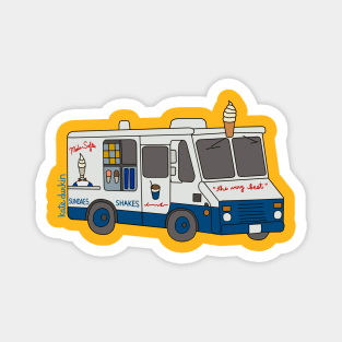 Mr Softee Truck Magnet