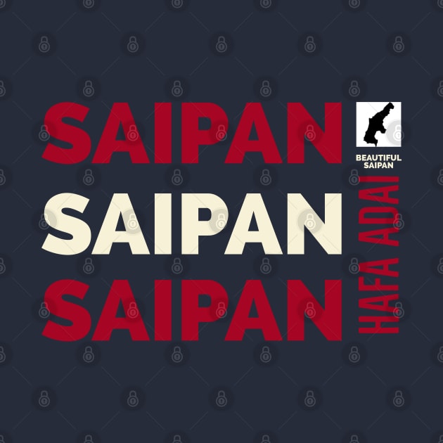 Triple Saipan Hafa Adai 670 Island Design by Beautiful Saipan by Beautiful Saipan