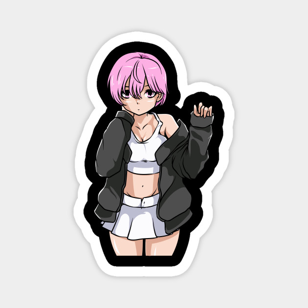 Cute Anime Girl Kawaii Waifu Senpai Japanese - Senpai - Magnet | TeePublic Cute Anime Girl Kawaii Waifu Senpai Japanese - Senpai - Magnet | TeePublic