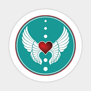 Winged Heart Magnet