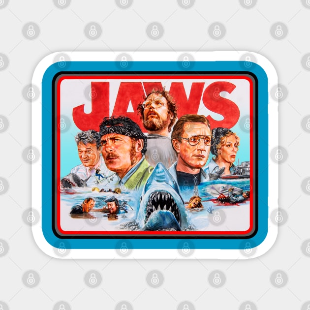 Jaws Magnet by Chris Hoffman Art