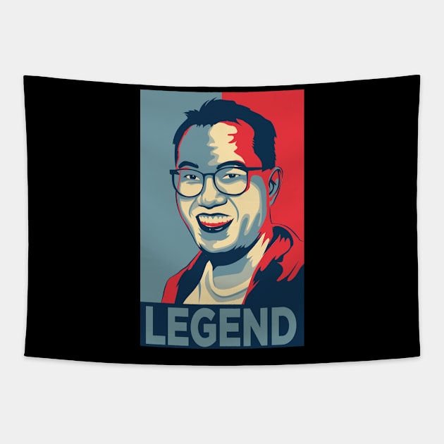 AKIRA TORIYAMA : LEGEND OBAMA STYLE Tapestry by FunGangStore