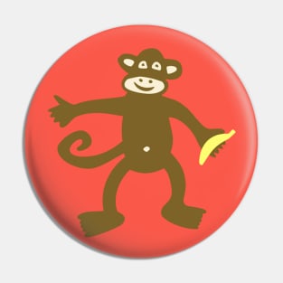 Monkey with Banana Pin