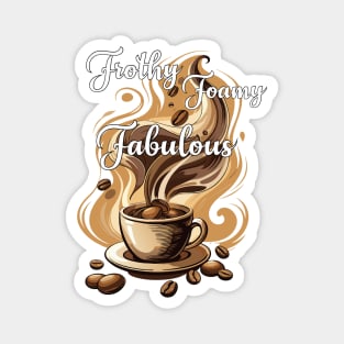 Ink Wash coffee design Magnet