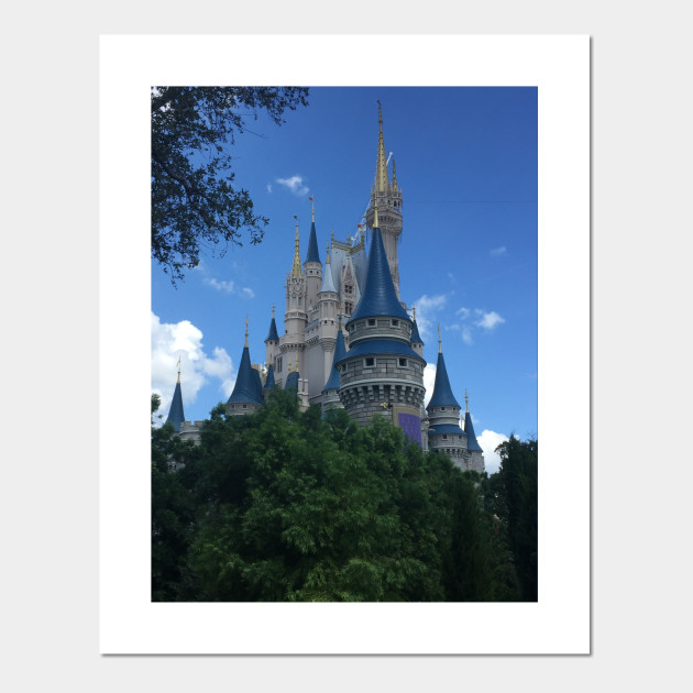 Princess Castle Day Disney World Cartel E Impresion Artistica Teepublic Mx