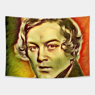 Robert Schumann Snow Portrait | Robert Schumann Artwork 14 Tapestry