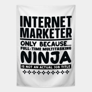 Internet Marketer Ninja Tapestry