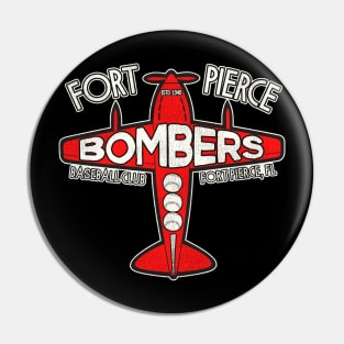 Defunct Fort Pierce Bombers Baseball Team Pin