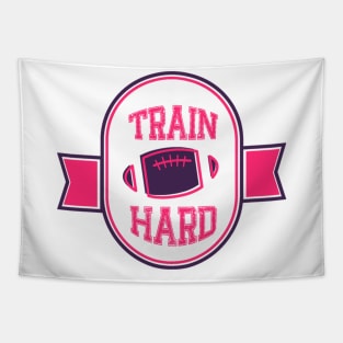 Train Hard - American Football Tapestry