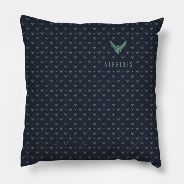 House Atreides DUNE pattern Pillow by Markadesign