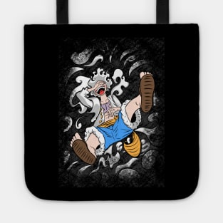 illustration of Gear 5 Sun God Nika luffy one piece Tote