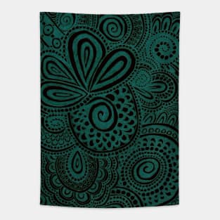 Chalky Pina Swirls Tapestry