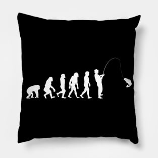 Funny Fishing Evolution of a Fisherman Pillow