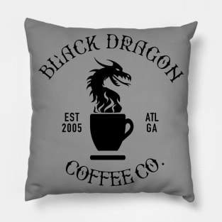 Black Dragon Coffee Co Pillow