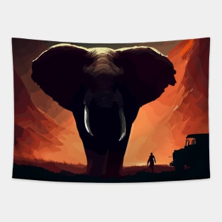 Zambia elephant Tapestry