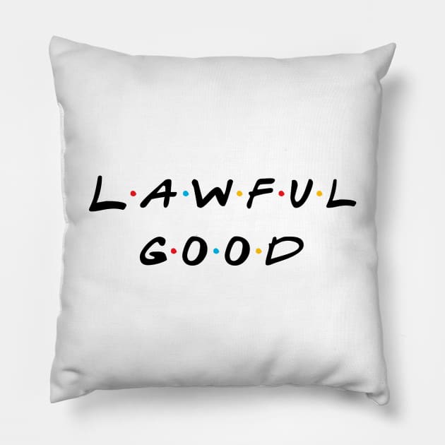 Chaotic Good Pillow by MysticTimeline