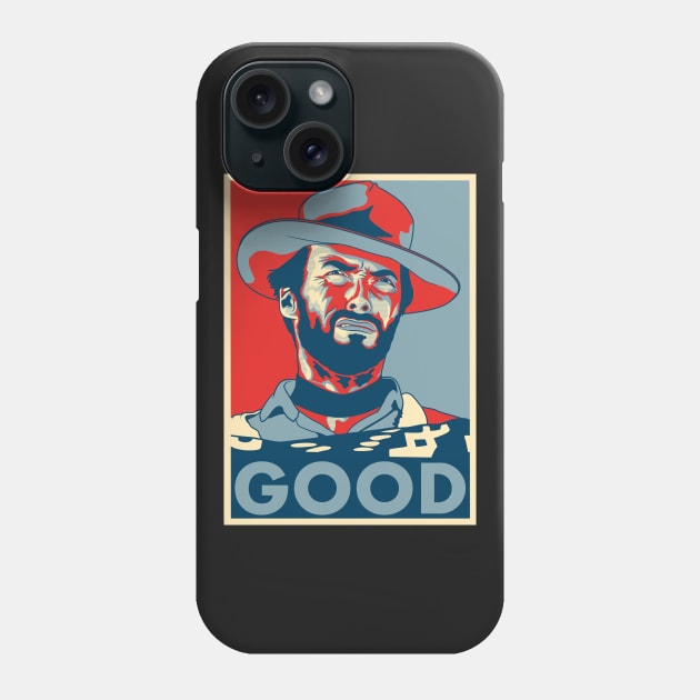 Clint Eastwood "Hope" Poster Phone Case by Woah_Jonny