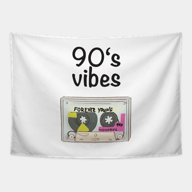 90s vibes Tapestry by Milatoo