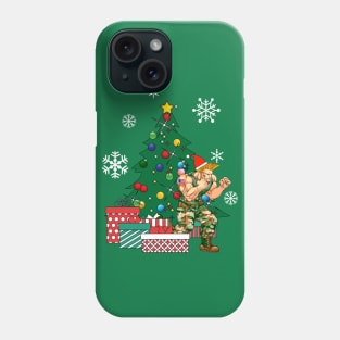 Guile Around The Christmas Tree Street Fighter Phone Case