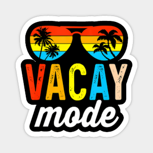 Vacay Mode Vacation Summer Cruise Family Holiday Magnet