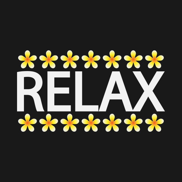 Relax vibes typography design by CRE4T1V1TY