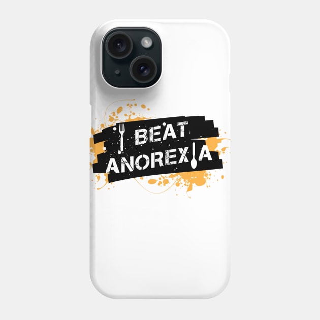 I Beat Anorexia Phone Case by Canis Design