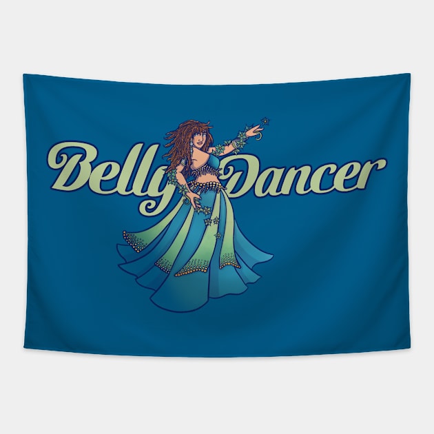 Belly Dancer Tapestry by bubbsnugg