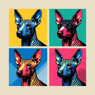 American Hairless Terrier Pop Art - Dog Lovers T-Shirt