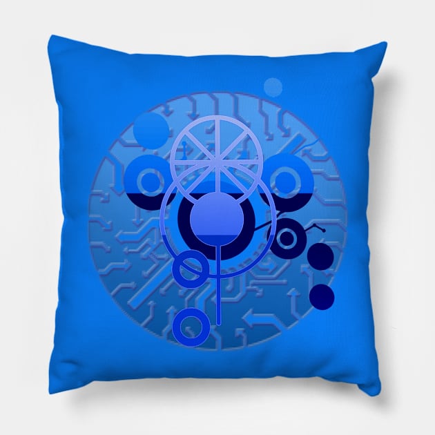 Blue dream Pillow by Sinmara