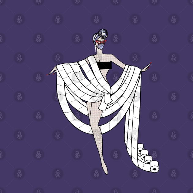 Toilet Paper Couture by Illustrating Diva 
