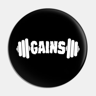 Gains Weight Lifting Pin
