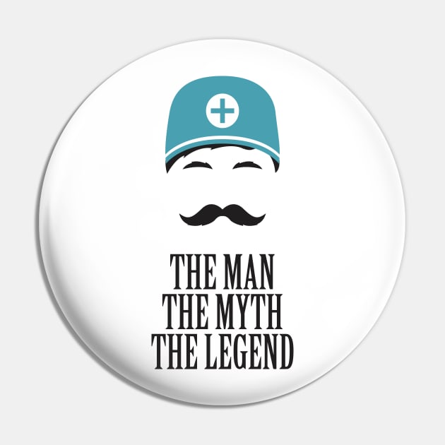 Murse - Male nurse - Heroes Pin by Crazy Collective