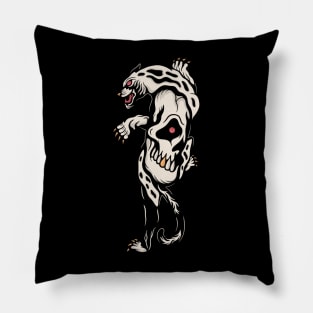 Tiger and skull Pillow