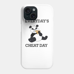 Everyday is cheat day - Funny Panda Phone Case