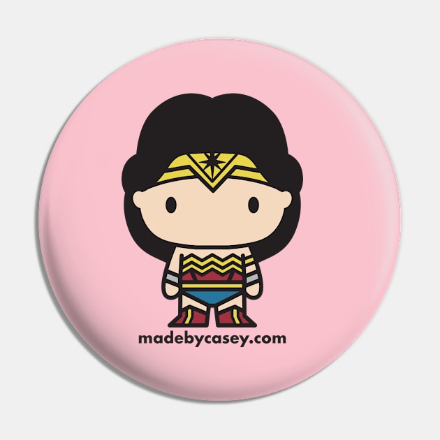 Superwoman Pin by Made by Casey