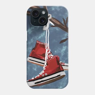 Shoes up the tree Phone Case