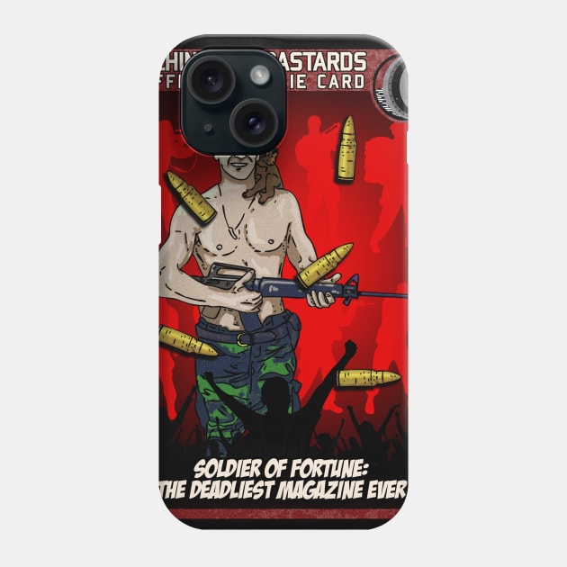 Soldier of Fortune: The Deadliest Magazine Ever Phone Case by Harley Warren