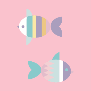 Two pastel fish T-Shirt