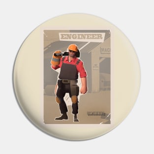 Team Fortress 2 Engineer Pin