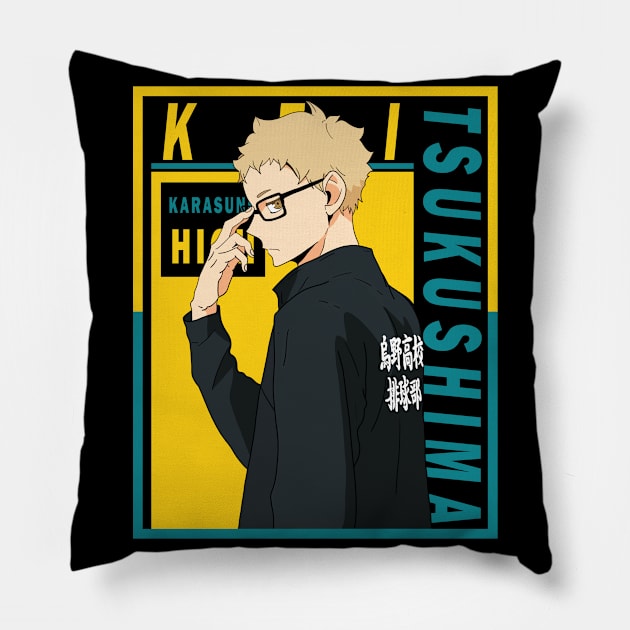 Haikyuu - Kei Tsukishima Pillow by InalZ