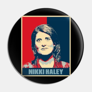 Nikki Haley Hope Poster Art Pin