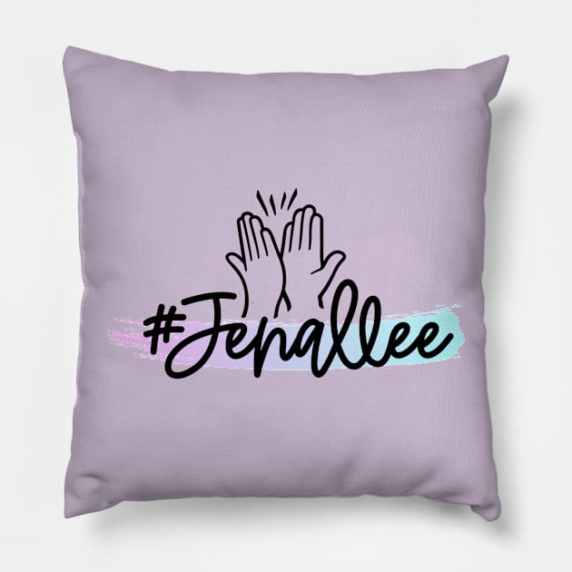 Jenallee Color Swoosh Pillow by Jenallee