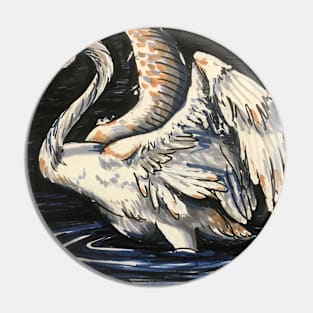 Swan Marker Sketch Pin